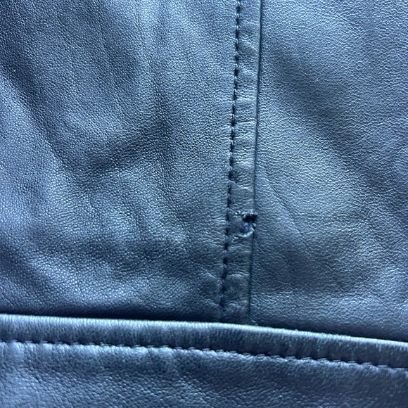 Trade/sell Maje leather jacket NWT w/ minor flaw🦄 - Picture 6 of 12